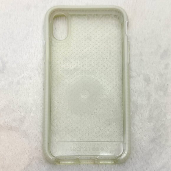 Tech21 EVO Check iPhone X Case FlexShock Impact Protection Ultrathin Clear White - Picture 2 of 11